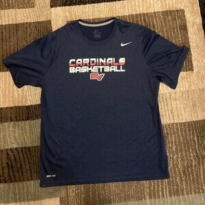 Navy Blue Saginaw Valley State University SVSU Basketball Shirt - size XL